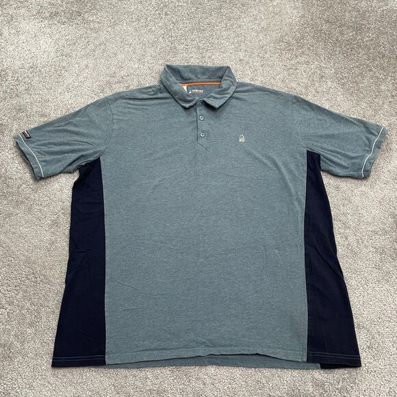 DECATHLON Other - Decathlon 100M Tribord Adventure Polo Shirt Mens 2XL Heather Gray Sailing Soft